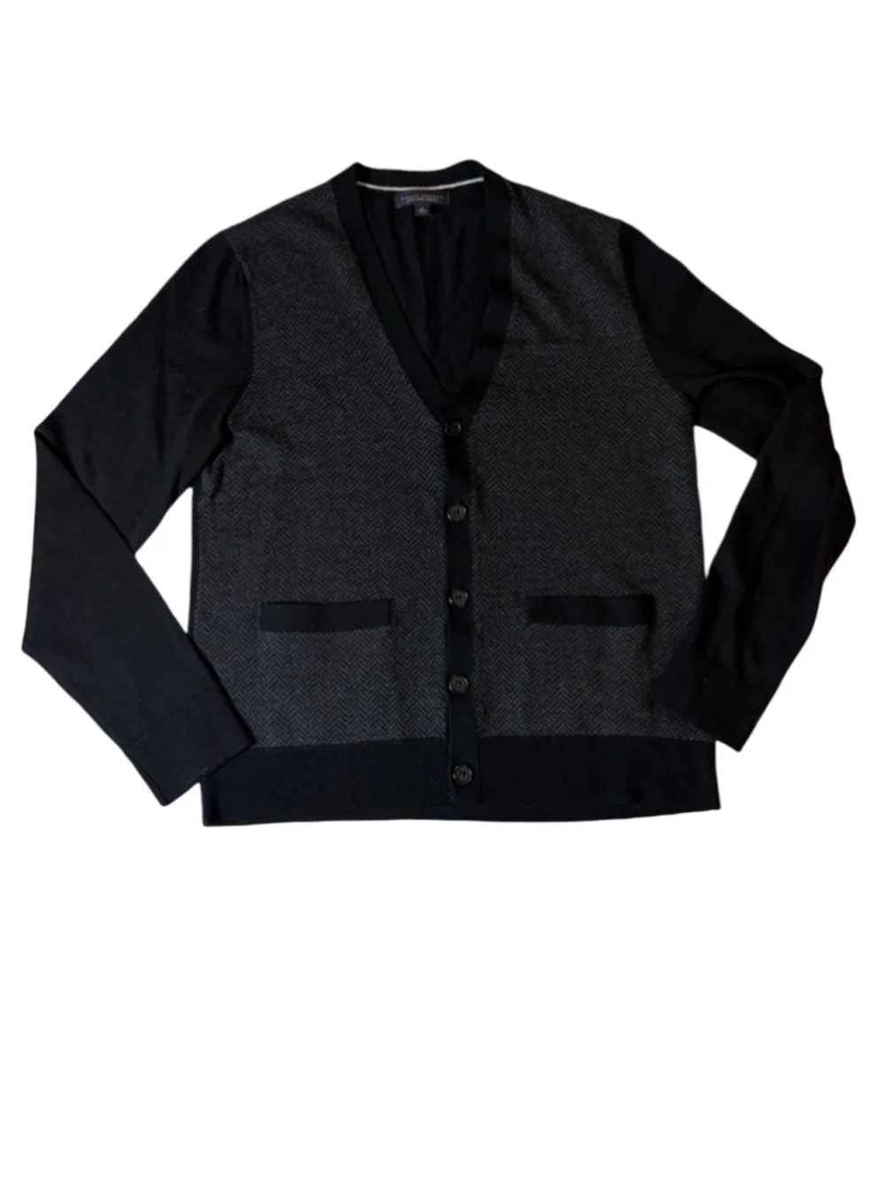 Banana Republic Merino Wool Herringbone Cardigan Sweater Men’s M